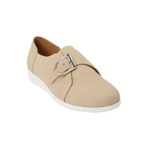 ComfortView Size 7 Beige Noemi Buckle Shoes Comfort Shoes NEW IN BOX